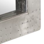 Miroir de style aviation 50x50 cm Métal – Image 5