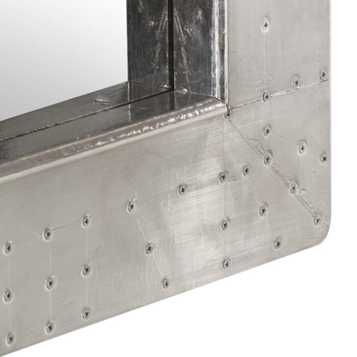 Miroir de style aviation 50x50 cm Métal – Image 5