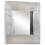 Miroir de style aviation 50x50 cm Métal – Image 7