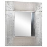 Miroir de style aviation 50x50 cm Métal – Image 8