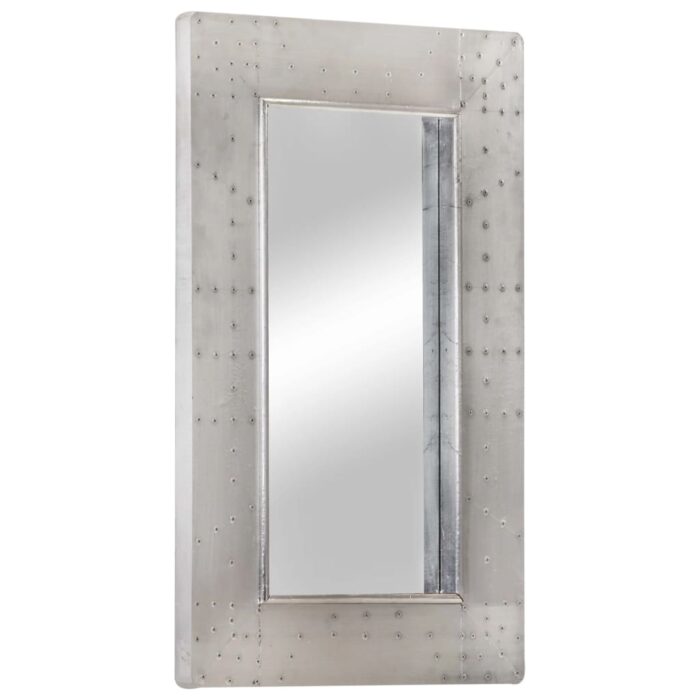 Miroir de style aviation 80x50 cm Métal – Image 1