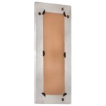 Miroir de style aviation 110x50 cm Métal – Image 2