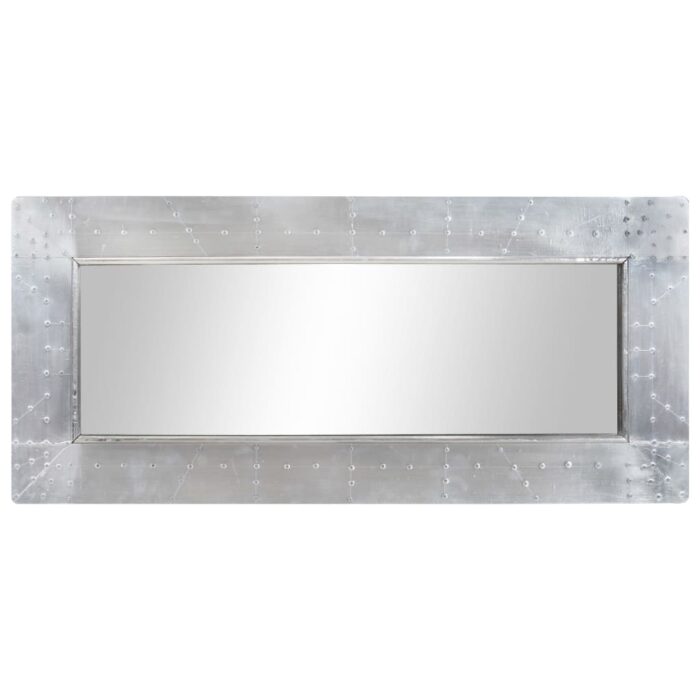Miroir de style aviation 110x50 cm Métal – Image 3