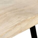 Tabourets de bar lot de 4 bois de manguier massif – Image 6