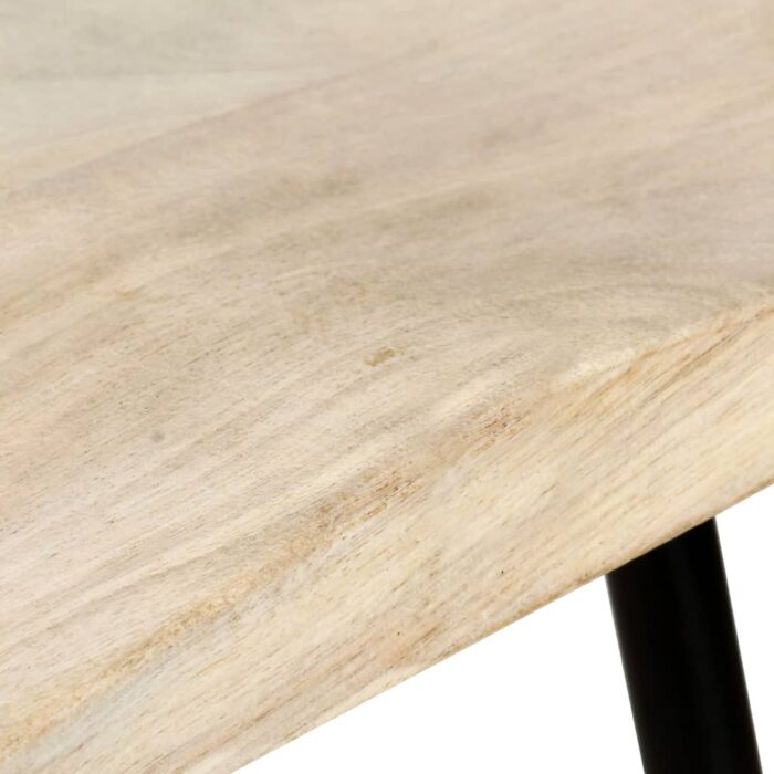 Tabourets de bar lot de 4 bois de manguier massif – Image 6