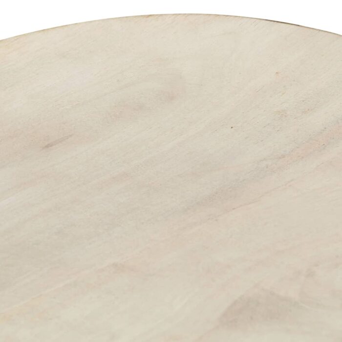 Tabourets de bar lot de 4 bois de manguier massif – Image 7