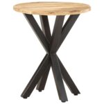 Table d'appoint 48x48x56 cm Bois de manguier massif – Image 6