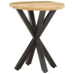 Table d'appoint 48x48x56 cm Bois de manguier massif – Image 8