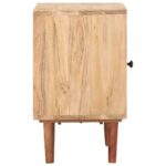Table de chevet 40x30x50 cm Bois d'acacia massif – Image 4