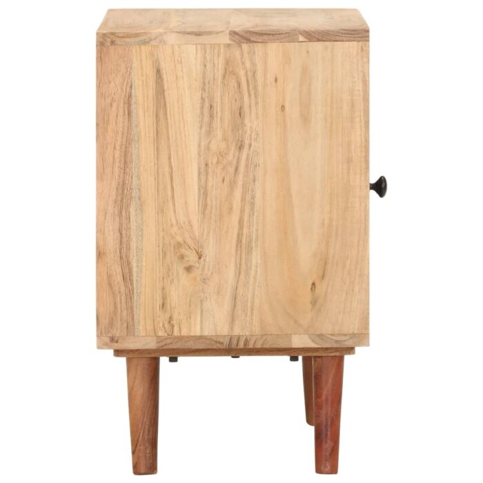 Table de chevet 40x30x50 cm Bois d'acacia massif – Image 4