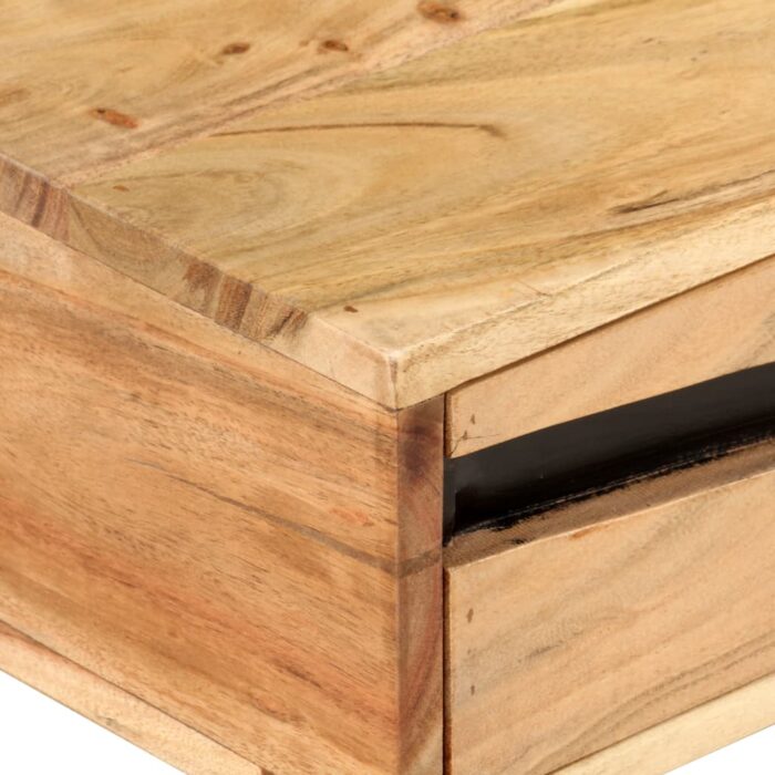 Table basse 88x50x42 cm Bois d'acacia solide – Image 4