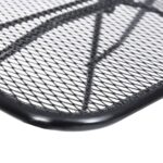 Table de balcon Noir 60x40 cm Acier – Image 5