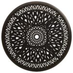 Table de jardin Bronze 90x90x74 cm Aluminium coulé – Image 2