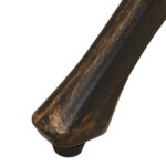 Table de jardin Bronze 90x90x74 cm Aluminium coulé – Image 4