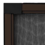 Moustiquaire extensible pour fenêtres Marron (100-193)x75 cm – Image 6