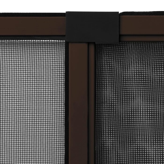 Moustiquaire extensible pour fenêtres Marron (100-193)x75 cm – Image 7