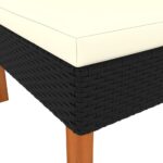 Canapés d'angle 2pcs Résine tressée et bois d'eucalyptus massif – Image 5