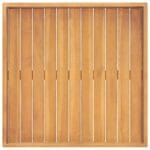 Plateau de service 60x60 cm Bois de teck massif – Image 4