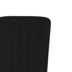 Chaises à manger lot de 2 Noir Velours – Image 5
