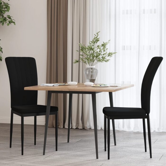 VXL8720286212066_m_en_hd_1.jpg Chaises à manger lot de 2 Noir Velours – Image 1