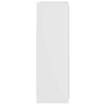 Armoire à miroir de salle de bain Blanc Bois d’ingénierie – Image 6