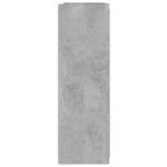 Armoire à miroir de salle de bain Gris béton Bois d’ingénierie – Image 7