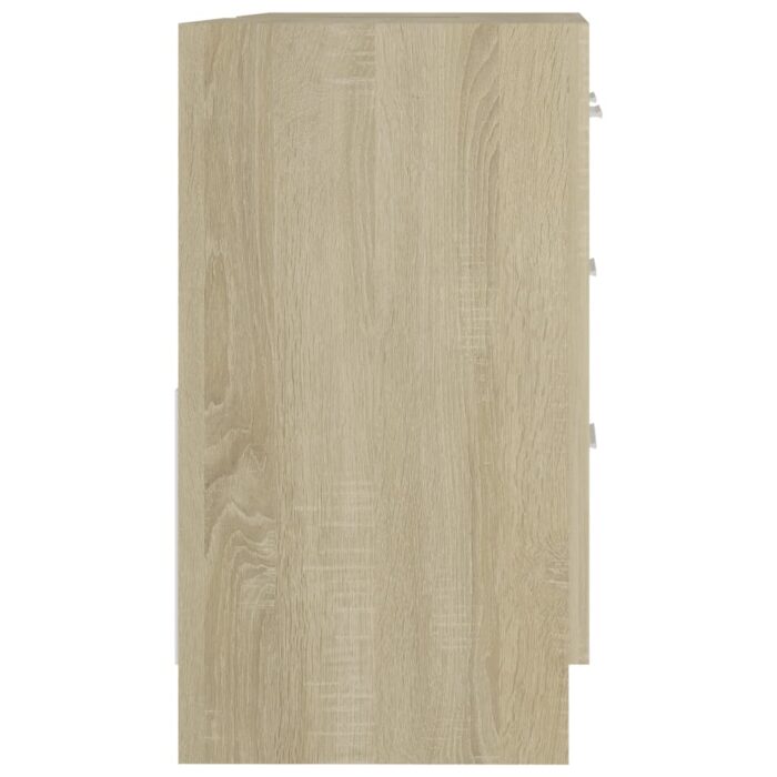 Armoire d'évier Chêne sonoma 63x30x54 cm Bois d'ingénierie – Image 4