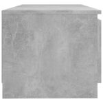 Meuble TV avec lumières LED gris béton 140x40x35,5 cm – Image 8