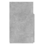 Meuble TV avec lumières LED gris béton 120x30x50 cm – Image 8