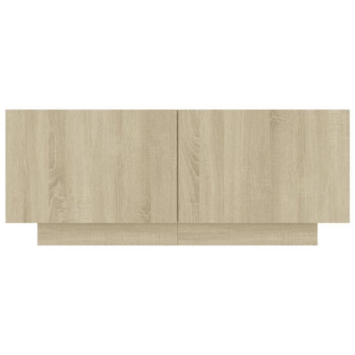 Meuble TV Chêne sonoma 100x35x40 cm Bois d'ingénierie – Image 3