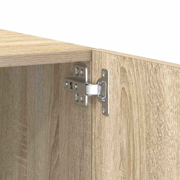 Meuble TV Chêne sonoma 100x35x40 cm Bois d'ingénierie – Image 7