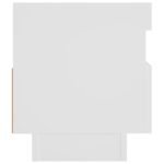 Meuble TV avec lumières LED blanc 80x35x40 cm – Image 8