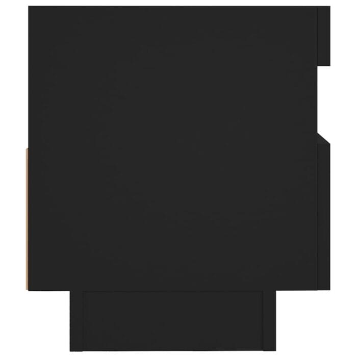 Meuble TV avec lumières LED noir 80x35x40 cm – Image 8