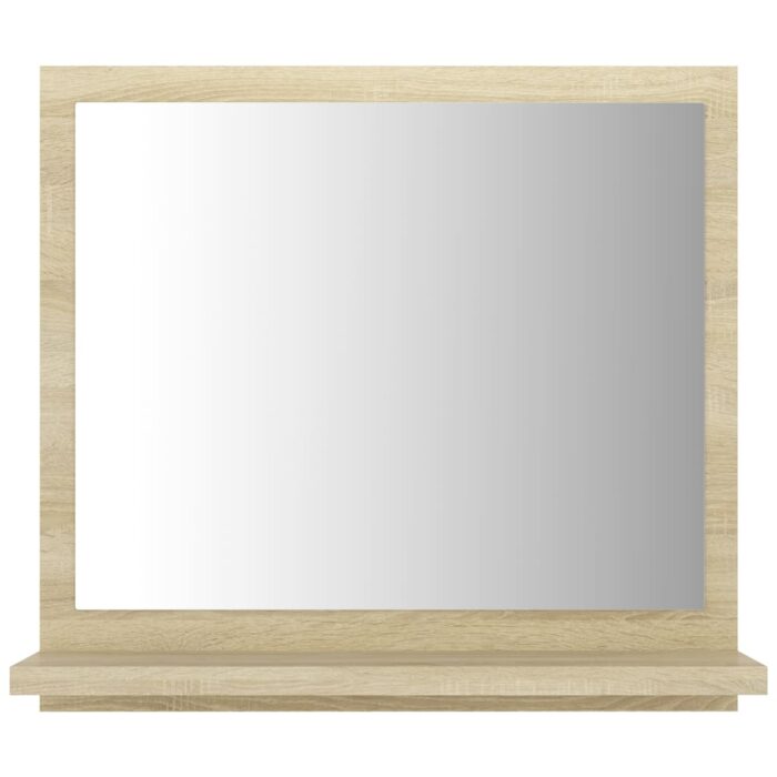 Miroir salle de bain chêne sonoma 40x10,5x37cm Bois ingénierie – Image 3