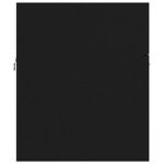 Armoire d'évier Noir 80x38,5x46 cm Bois d’ingénierie – Image 4