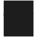 Armoire d'évier Noir 90x38,5x46 cm Bois d’ingénierie – Image 4