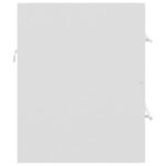 Armoire d'évier Blanc 60x38,5x48 cm Bois d’ingénierie – Image 5