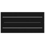 Armoire d'évier Noir 100x38,5x48 cm Bois d’ingénierie – Image 3