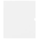 Armoire d'évier Blanc 80x38,5x45 cm Bois d'ingénierie – Image 4