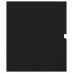 Armoire d'évier Noir 100x38,5x45 cm Bois d'ingénierie – Image 4