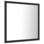Miroir à LED de salle de bain Gris 40x8,5x37 cm Acrylique – Image 5