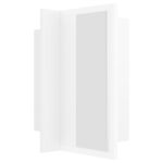 Armoire salle de bain à miroir LED Blanc 40x12x45 cm Acrylique – Image 9