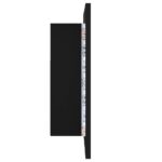 Armoire à miroir de salle de bain LED Noir 40x12x45cm Acrylique – Image 8