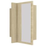 Armoire à miroir LED de bain Chêne sonoma 40x12x45 cm Acrylique – Image 9
