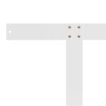 Dossier pour canapé palette Blanc 110 cm Fer – Image 5