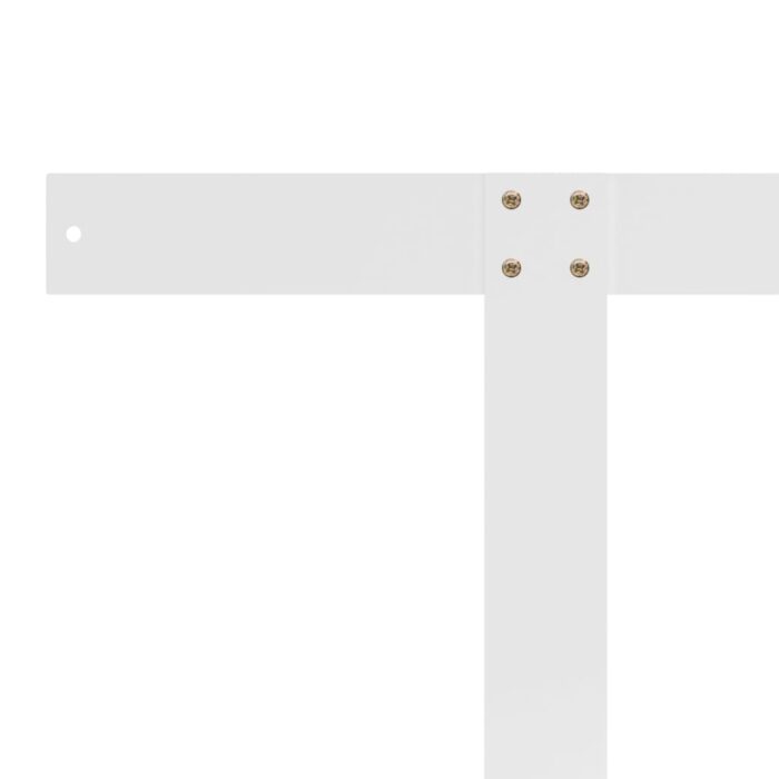 Dossier pour canapé palette Blanc 110 cm Fer – Image 5