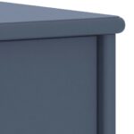 Table de chevet Gris clair 35x30x40 cm Bois de pin massif – Image 4