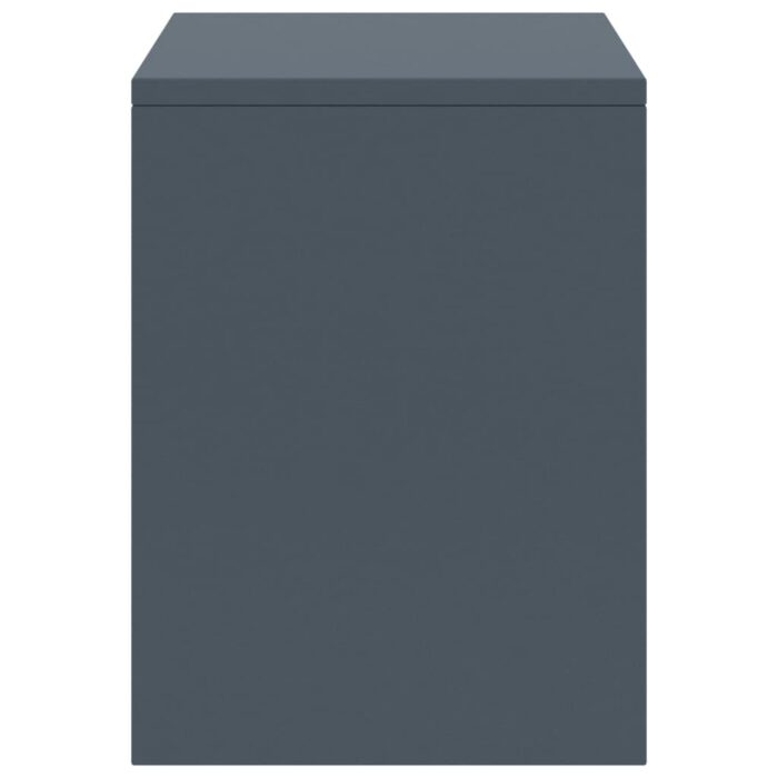 Table de chevet Gris clair 35x30x40 cm Bois de pin massif – Image 2