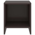 Tables de chevet 2 pcs Marron foncé 35x30x40 cm Bois de pin – Image 2