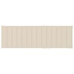 Chaise longue de jardin avec coussin Bois d'acacia solide – Image 8